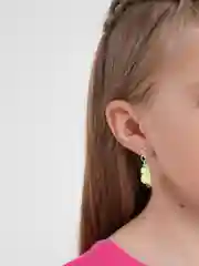 Лайм серьги "Фрукты" для девочек