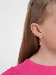 Алый серьги "Фрукты" для девочек