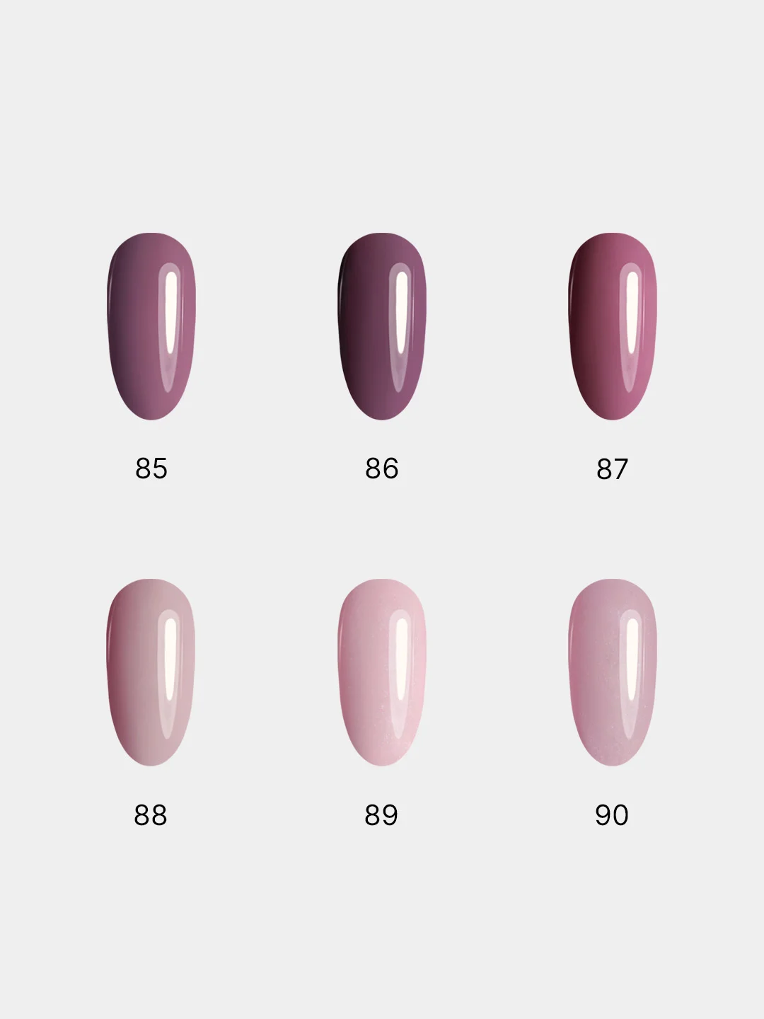 Гель лак для ногтей, гель-лак KIYOKO, 10g (61-90) голубые сиреневые оттенки нюд френч беж