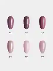 Гель лак для ногтей, гель-лак KIYOKO, 10g (61-90) голубые сиреневые оттенки нюд френч беж