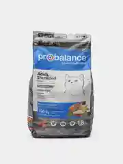Сухой корм для стерилизованных кошек и кастрированных котов ProBalance с курицей, 1.8 кг