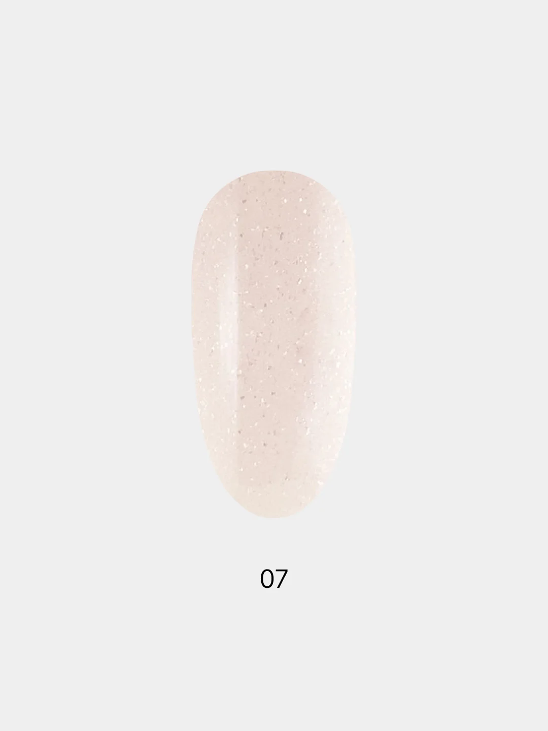 Гель-лак Charme "Skin nude" №07 (молочный с шиммером) 10 г