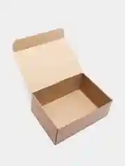 Бежевый коробка из крафт-картона