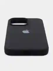 Черный чехол силиконовы на iPhone 13 Pro