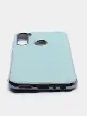 Ледяной чехол Xiaomi Redmi Note 8T цветной, силиконовый, с глянцевой рамкой (Редми Нот 8Т)