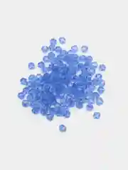 Ледяной стеклянные бусины биконусы, граненные, 4 мм, 100 шт