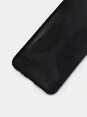 Синий силиконовый чехол накладка для Huawei P Smart 2021 с текстурой кожи (под кожу)