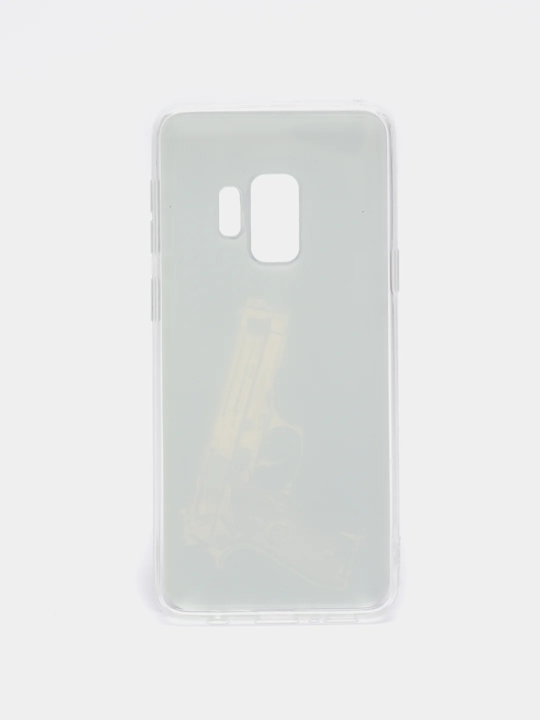 Золотой чехол Samsung Galaxy S9, Самсунг Галакси С9 силиконовый с рисунком