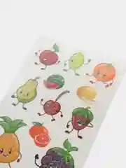 Алый временная переводная татуировка, с фруктами