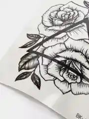 Кораллово-розовый временные татуировки