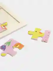 Вишнёвый деревянный пазл для детей