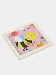 Вишнёвый деревянный пазл для детей