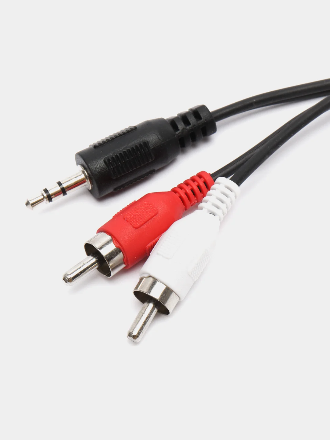 Аудио штекер 3.5 мм, Aux - 2 RCA, тюльпаны, 1,5 м/3 м/5 м