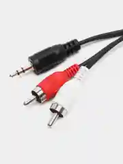 Аудио штекер 3.5 мм, Aux - 2 RCA, тюльпаны, 1,5 м/3 м/5 м