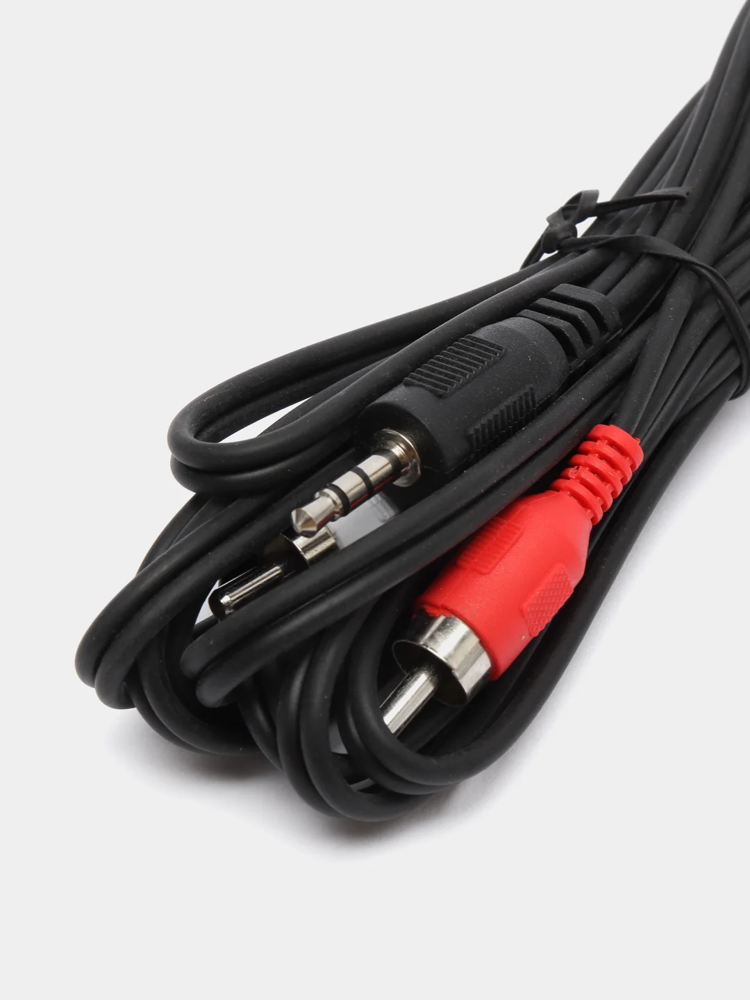Аудио штекер 3.5 мм, Aux - 2 RCA, тюльпаны, 1,5 м/3 м/5 м