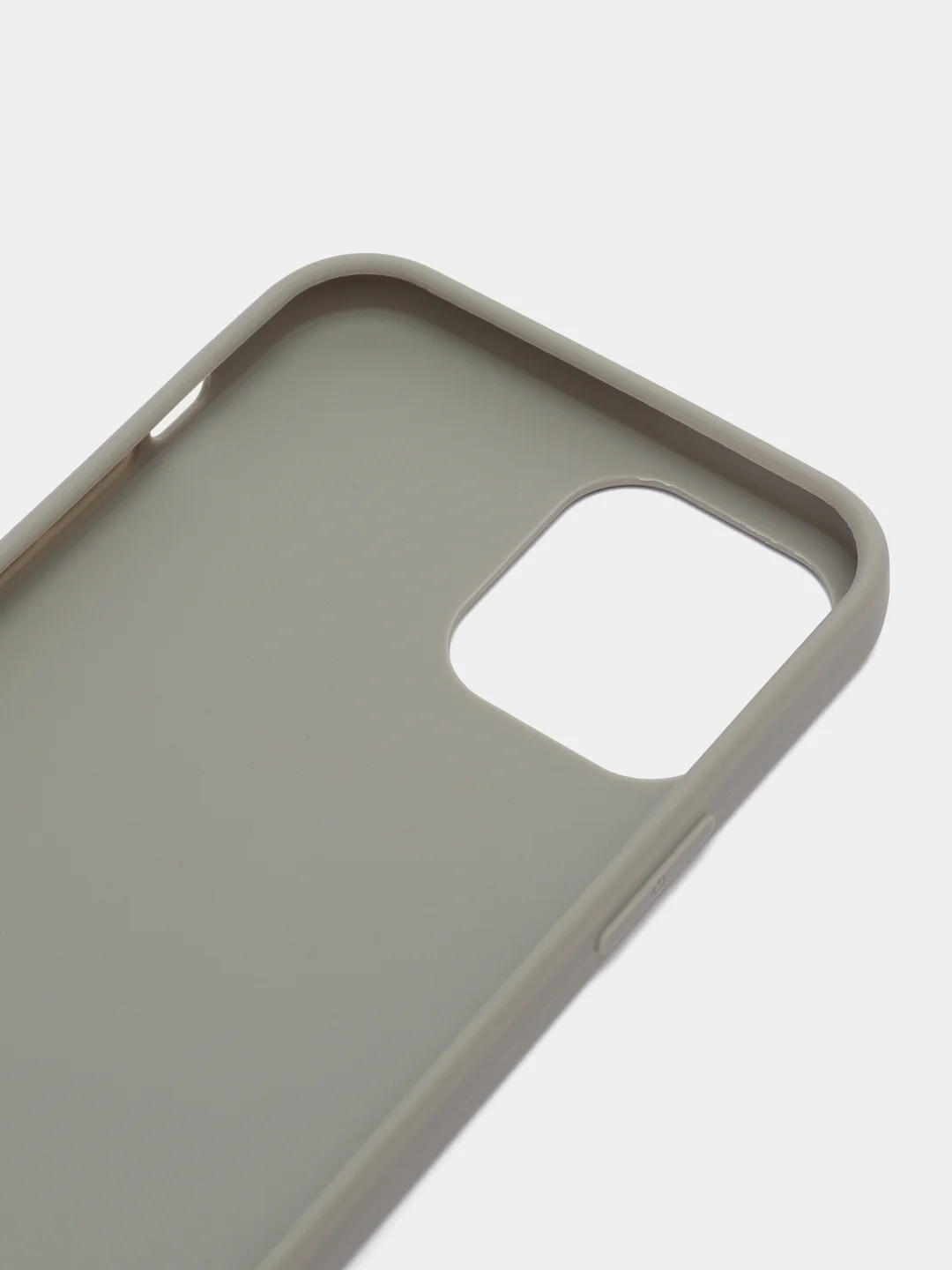 Серый чехол силиконовый для iPhone 12 / iPhone 12 Pro