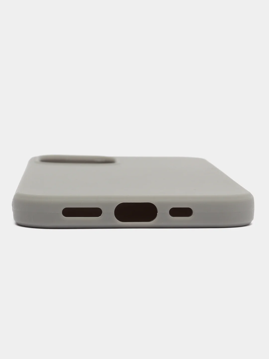 Серый чехол силиконовый для iPhone 12 / iPhone 12 Pro