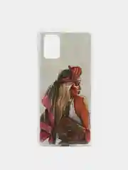 Коралловый меланж чехол Samsung Galaxy M31s, Самсунг Галакси М31с с рисунком