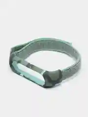 Бирюзовый ремешок на липучке для Xiaomi Mi Band 3, 4, 5, 6, 7 Сяоми Ми Банд