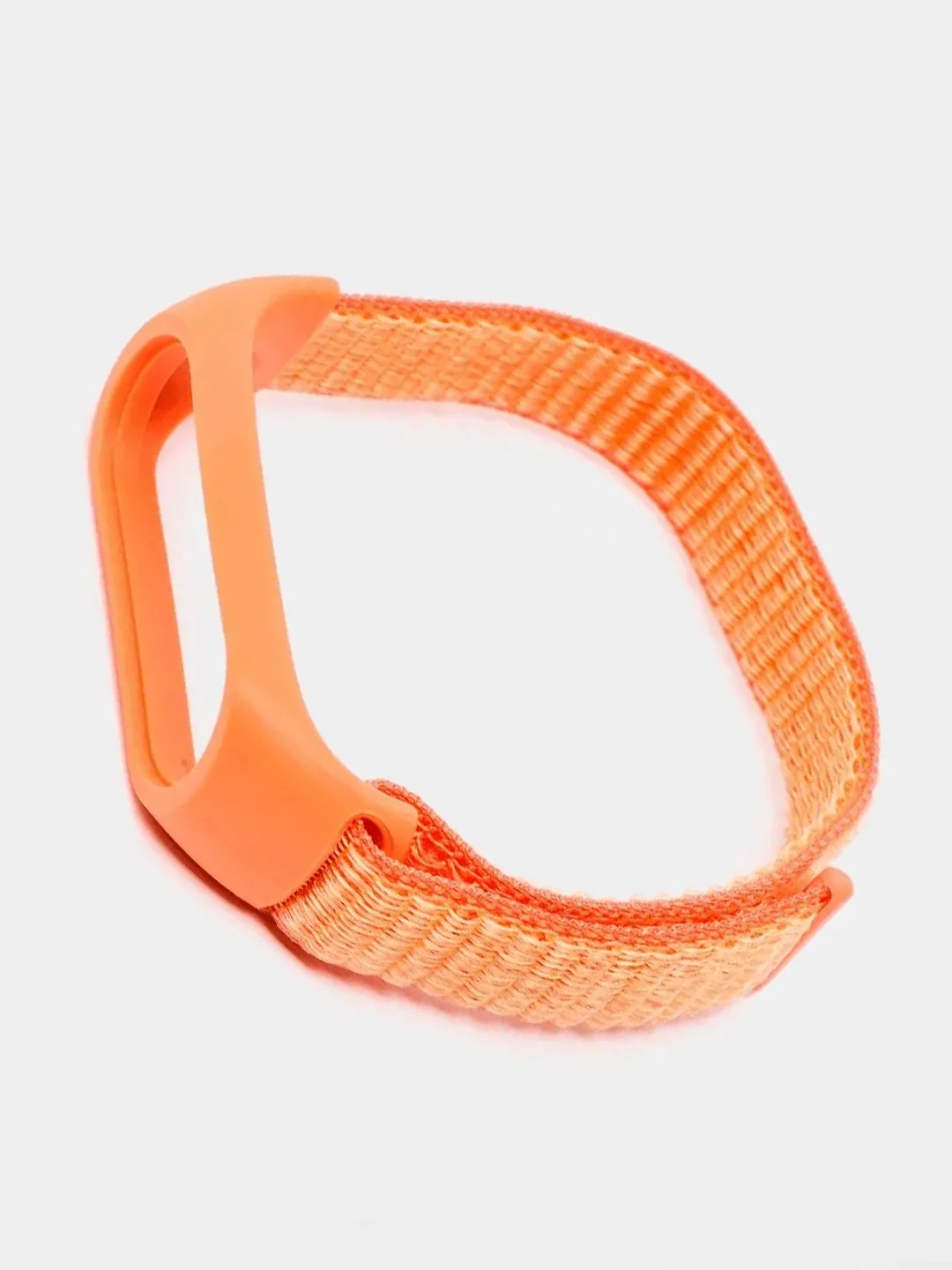 Манго ремешок на липучке для Xiaomi Mi Band 3, 4, 5, 6, 7 Сяоми Ми Банд
