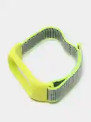 Лайм ремешок на липучке для Xiaomi Mi Band 3, 4, 5, 6, 7 Сяоми Ми Банд