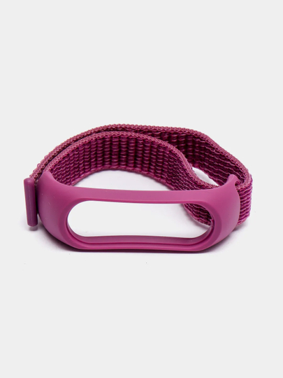 Ремешок на липучке для Xiaomi Mi Band 3, 4, 5, 6, 7 (Сяоми Ми Банд)