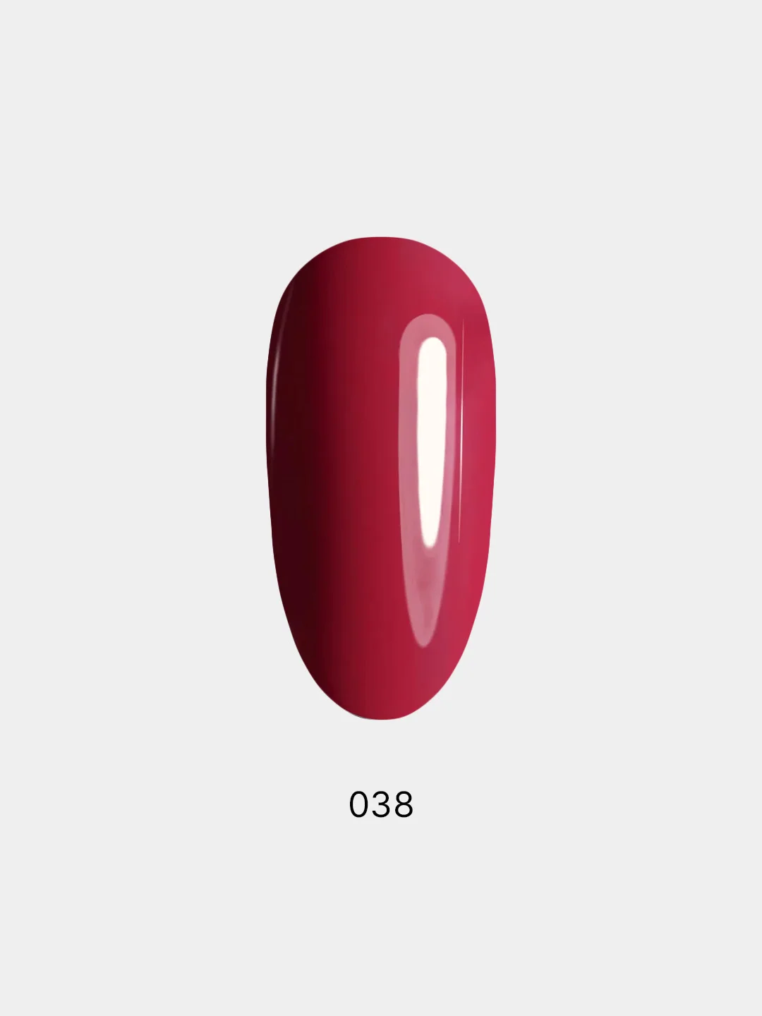Гель-лак для ногтей LuckyLak Fashion №037, 8 g, красный лак для маникюра и педикюра