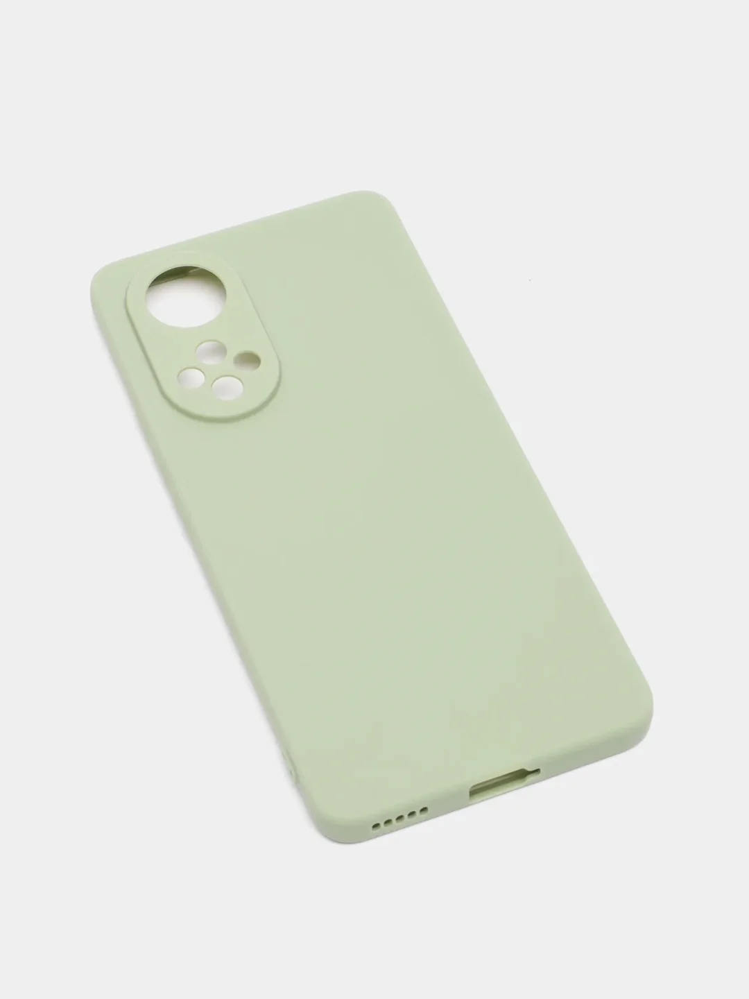 Оливковый чехол для Honor 50 и Huawei Nova 9 силиконовый