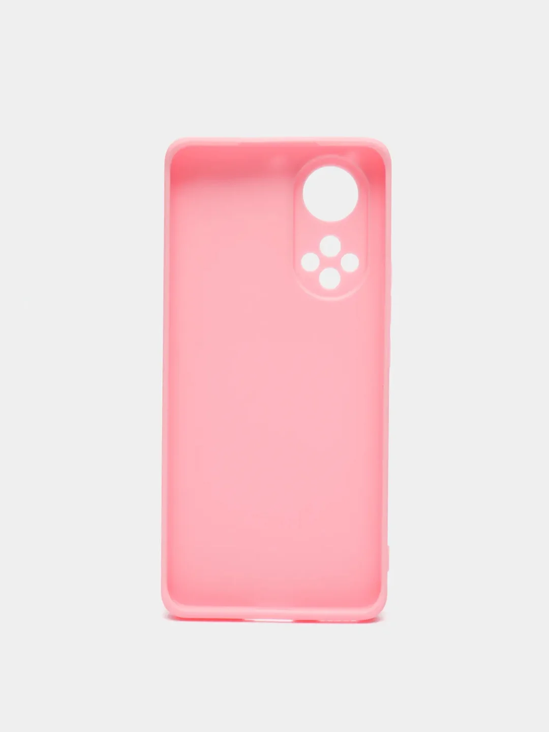 Розовый чехол для Honor 50 и Huawei Nova 9 силиконовый