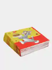 Tom&Jerry. Салфетки бумажные трехслойные-2, 33*33 см, 12 шт