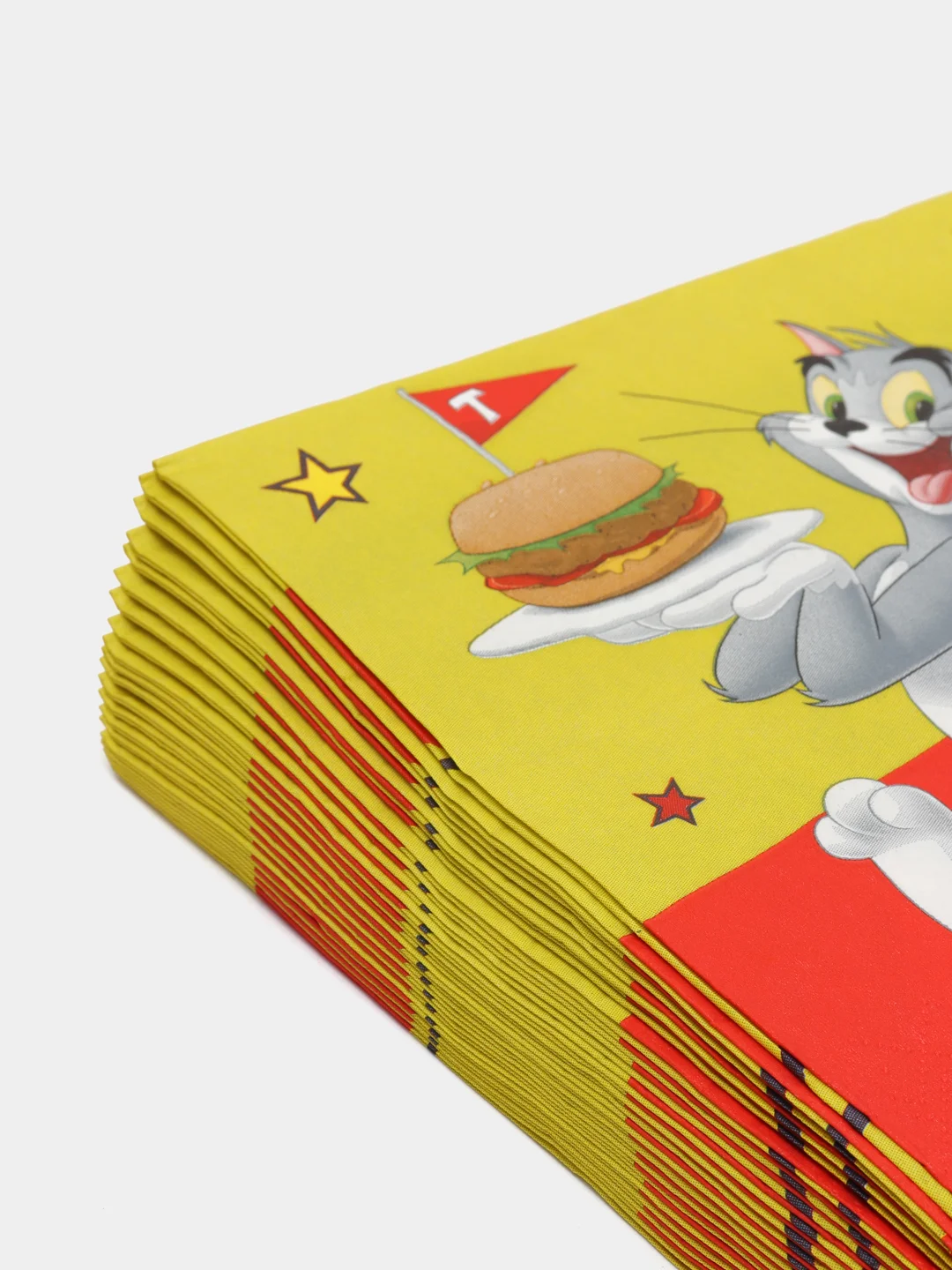 Tom&Jerry. Салфетки бумажные трехслойные-2, 33*33 см, 12 шт