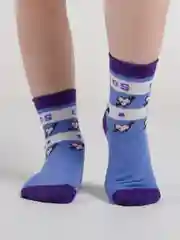 Синий носки для девочки, разноцветные