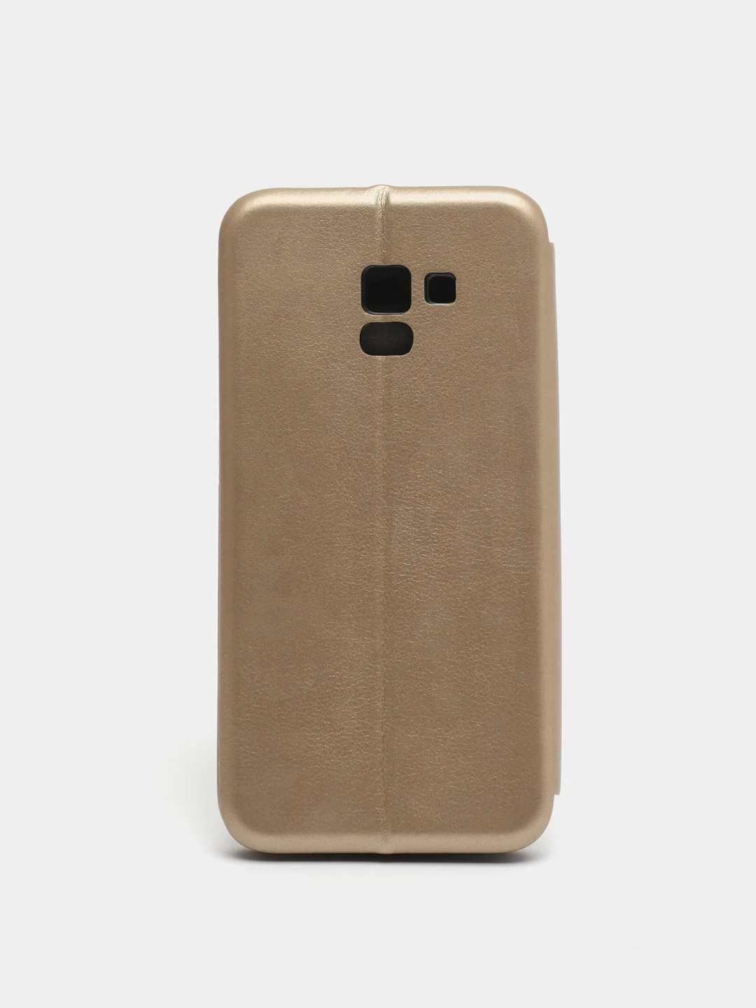 Золотой чехол книжка Samsung Galaxy A8+ (A8 Plus) (SM-A730F), Самсунг Галакси А8+ (А8 Плюс)