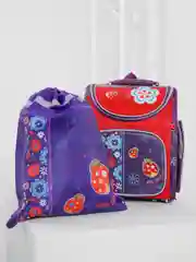 Школьный рюкзак, с мешком для обуви