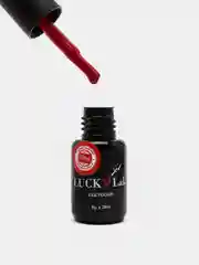 Гель лак, гель-лак для ногтей LuckyLak Fashion №040, 8g красный ягодный оттенок
