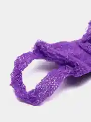 Фиолетовый мочалка мелкие ячейки