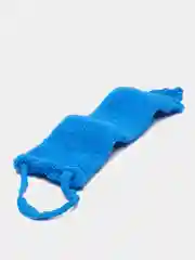Голубой мочалка мелкие ячейки