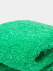 Зеленый мочалка мелкие ячейки