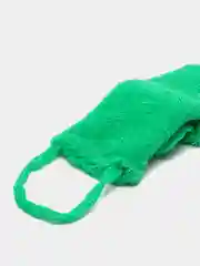 Зеленый мочалка мелкие ячейки