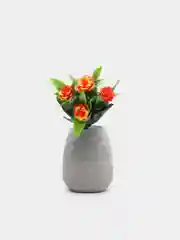 Оранжевый искусственные цветы. Розы (пластиковый букет)