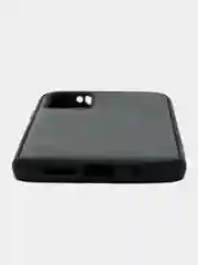 Зеленый силиконовый чехол накладка для Xiaomi Pocofone M3 с текстурой кожи (под кожу)