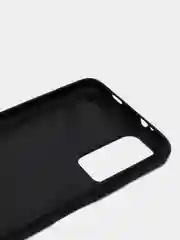Зеленый силиконовый чехол накладка для Xiaomi Pocofone M3 с текстурой кожи (под кожу)