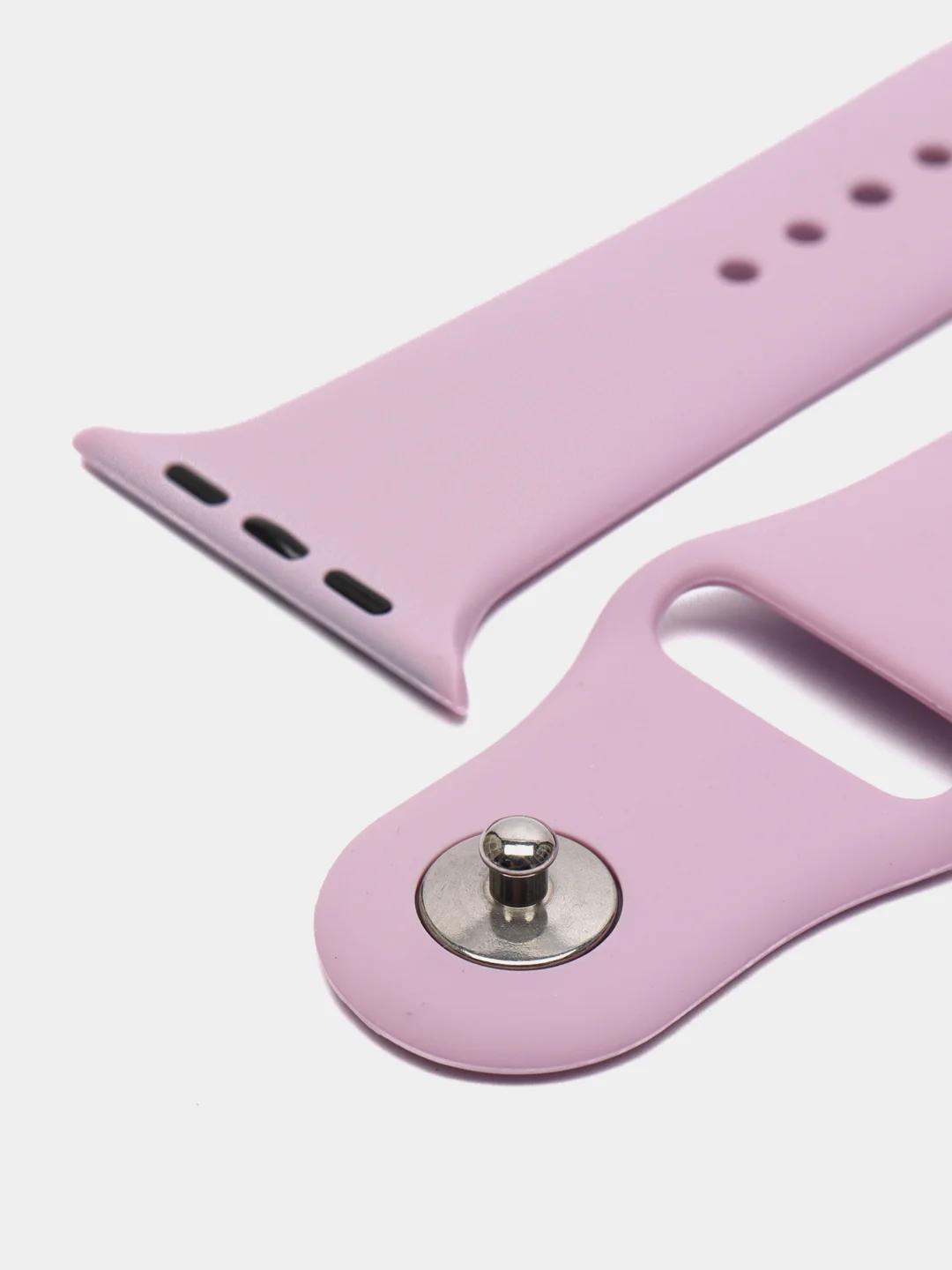 Сиреневый спортивный ремешок для Apple Watch Classic 38 / 40 / 41 /  42 / 44 / 45 / 47 mm