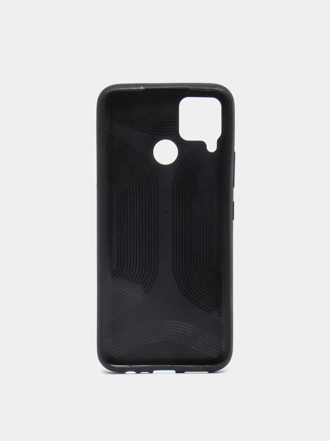Зеленый чехол Realme C12 / С15 / C25 силиконовый, имитация кожи