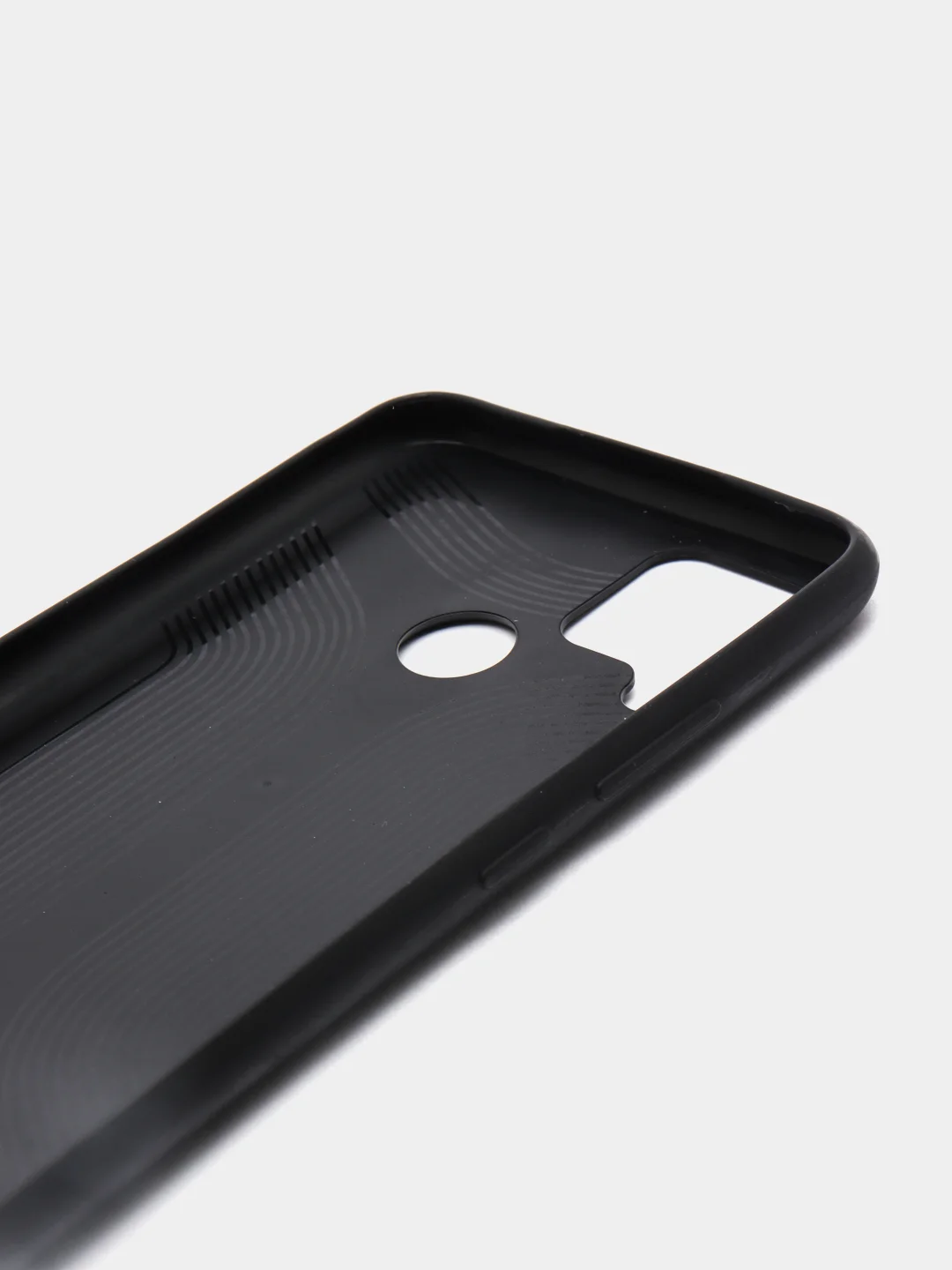 Зеленый чехол Realme C12 / С15 / C25 силиконовый, имитация кожи