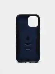 Темно-синий противоударный чехол с держателем Apple IPhone X/XS, 12, 12Pro, 12Pro Max с защитой камеры