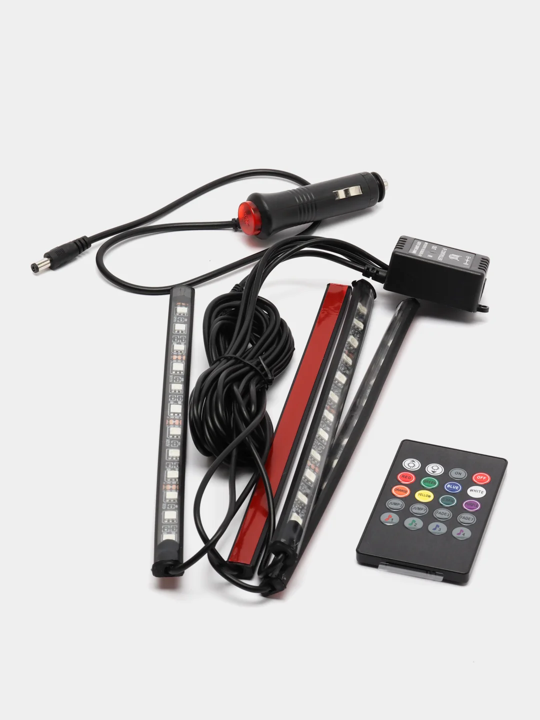 Подсветка салона RGB со звуковым контроллером и пультом управления