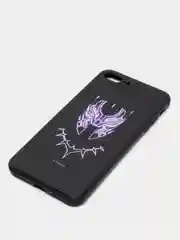 Серый светящийся чехол со стеклянным покрытием для Iphone