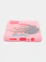 Розовый чехол Huawei Honor 9A, Хуавей Хонор 9А силиконовый с картинками