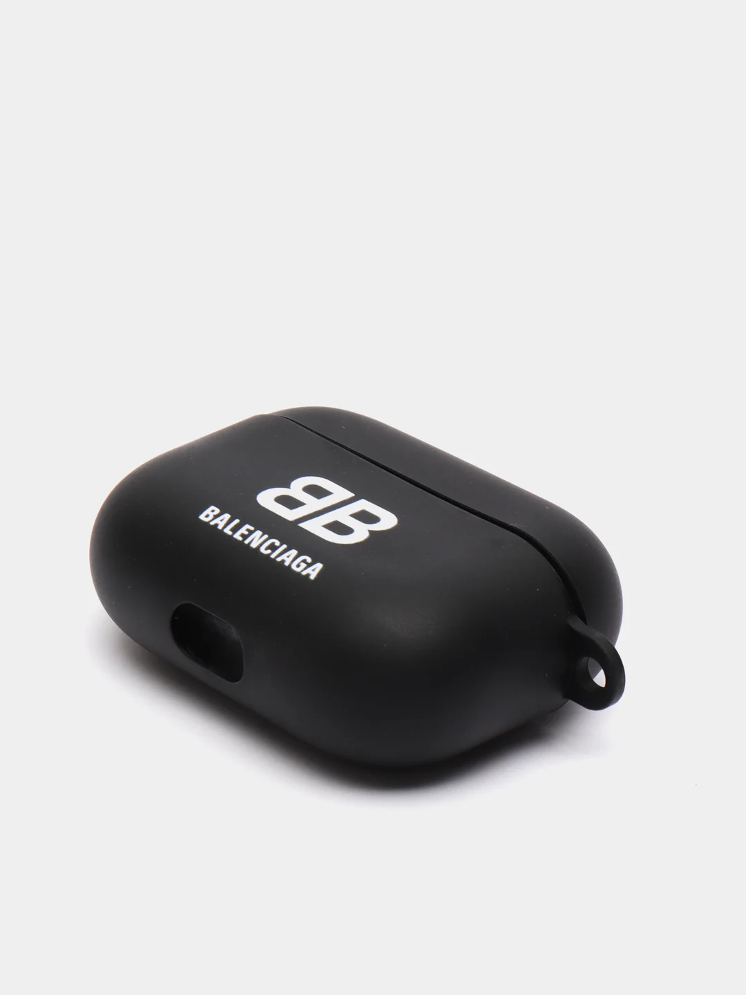 Тёмно-серый силиконовый чехол для наушников Airpods Pro с принтом Nike, Nasa (Найк, Наса))